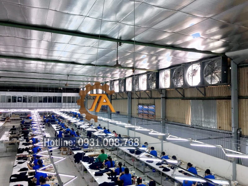Thông gió kết hợp làm mát giúp điều hòa, làm mát không khí, loại bỏ bụi bặm, nhiệt độ và độ ẩm thừa
