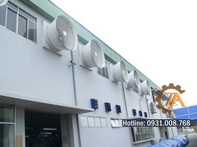 Thiết kế thông gió nhà xưởng theo nguồn gió (động lực tạo ra gió).