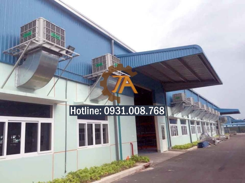 Hệ thống làm mát áp suất dương.