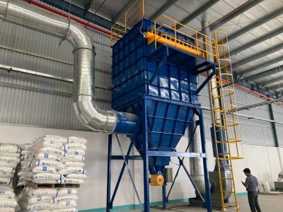 Hệ thống hút lọc bụi bảo vệ sức khỏe cho người lao động.
