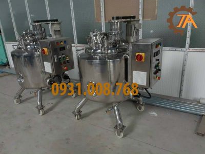 Bồn khuấy trộn gian nhiệt bằng inox 316
