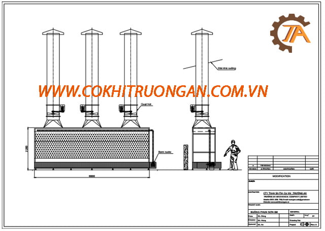 Buồng phun sơn màng nước