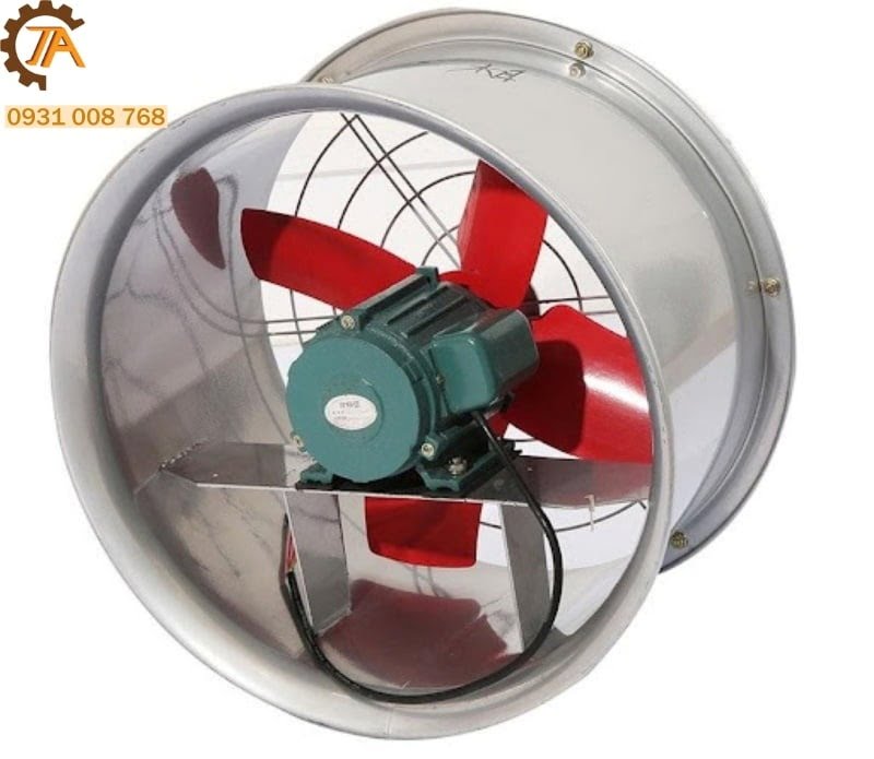 Quạt hút gió nhà xưởng hướng trục