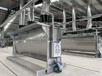 bản vẽ buồng sơn màng nước