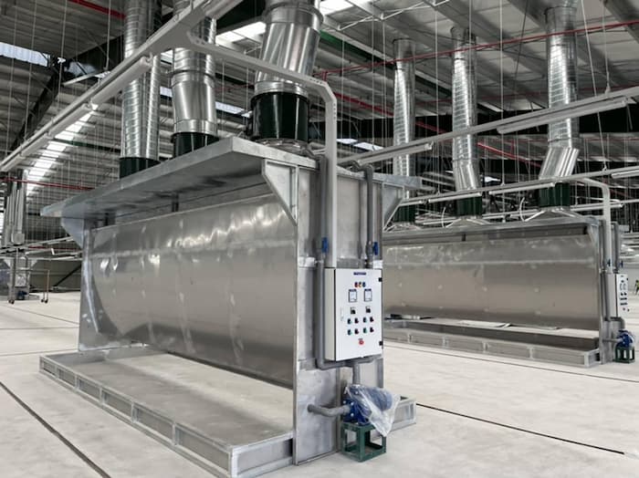 bản vẽ buồng sơn màng nước