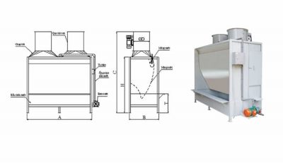 bản vẽ buồng sơn màng nước