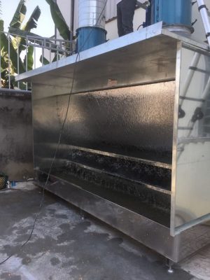cấu tạo buồng phun sơn màng nước